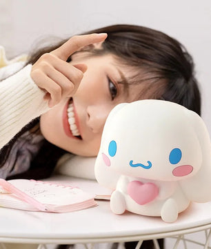 Cinnamoroll Nightlight Bedroom Bed Sleeping Pat Eye Protection Soft Light Table Lamp Cute Kid Christmas Holiday Gift - Lusy Store LLC