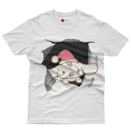 Cinnamoroll tee shirt - Cute funny graphic tees - Unisex novelty cotton t shirt White