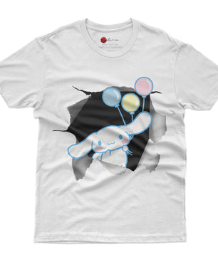 Cinnamoroll tee shirt - Cute funny graphic tees - Unisex novelty cotton t shirt - Lusy Store LLC