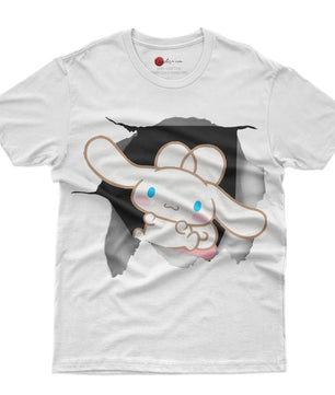 Cinnamoroll tee shirt - Cute funny graphic tees - Unisex novelty cotton t shirt - Lusy Store LLC