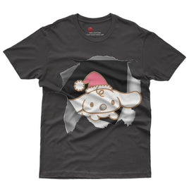 Cinnamoroll tee shirt - Cute funny graphic tees - Unisex novelty cotton t shirt Black