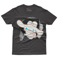 Cinnamoroll tee shirt - Cute funny graphic tees - Unisex novelty cotton t shirt Black