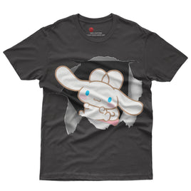Cinnamoroll tee shirt - Cute funny graphic tees - Unisex novelty cotton t shirt Black