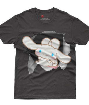 Cinnamoroll tee shirt - Cute funny graphic tees - Unisex novelty cotton t shirt - Lusy Store LLC