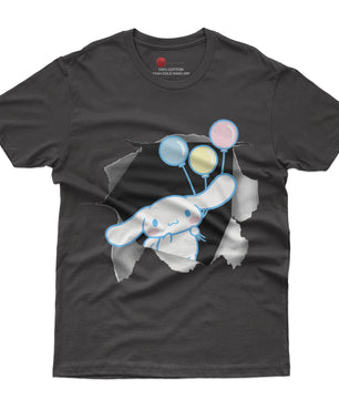 Cinnamoroll tee shirt - Cute funny graphic tees - Unisex novelty cotton t shirt - Lusy Store LLC