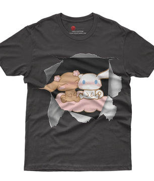 Cinnamoroll tee shirt - Cute funny graphic tees - Unisex novelty cotton t shirt - Lusy Store LLC
