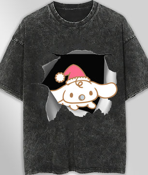 Cinnamoroll tee shirt - Cute funny graphic tees - Unisex wide sleeve style - Lusy Store LLC
