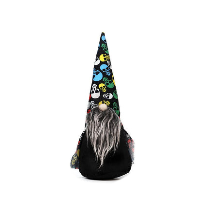 Creepy Halloween Faceless Doll Cloak with Skull Decoration - Lusy Store LLC