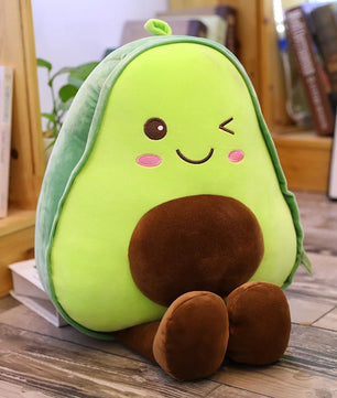 Cute 3D Avocado Stuffed Plush Toy - Lusy Store LLC
