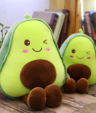 Cute 3D Avocado Stuffed Plush Toy - Lusy Store LLC