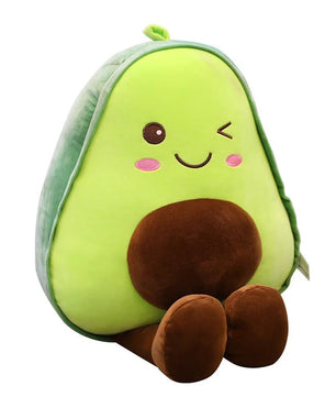 Cute 3D Avocado Stuffed Plush Toy - Lusy Store LLC