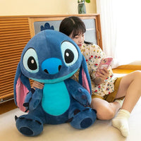 Cute Cartoon Plush Starry Station Dolls - Giant Stuffed Stitch Toys for Girls' - Lusy Store LLC