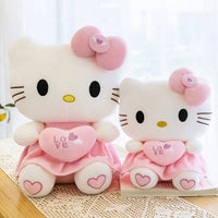 Cute Hello Kitty Plush Toys Pink Stuffed Plushie For Children Pillow Girls Birthday Xmas Gifts - Lusy Store LLC