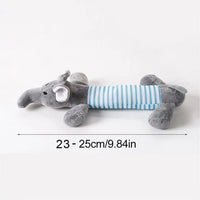 Cute Pet Squeak Sound Plush Toys Elephant