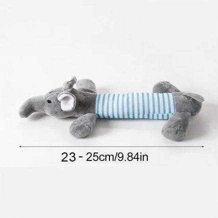 Cute Pet Squeak Sound Plush Toys Elephant