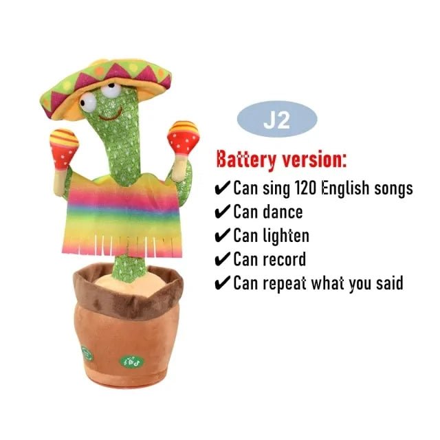 Dancing Cactus Electronic Plush Toys - Lusy Store LLC