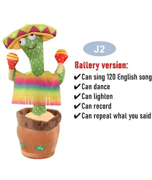 Dancing Cactus Electronic Plush Toys - Lusy Store LLC