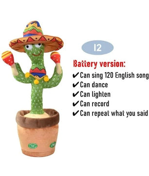 Dancing Cactus Electronic Plush Toys - Lusy Store LLC