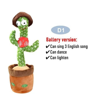 Dancing Cactus Electronic Plush Toys - Lusy Store LLC