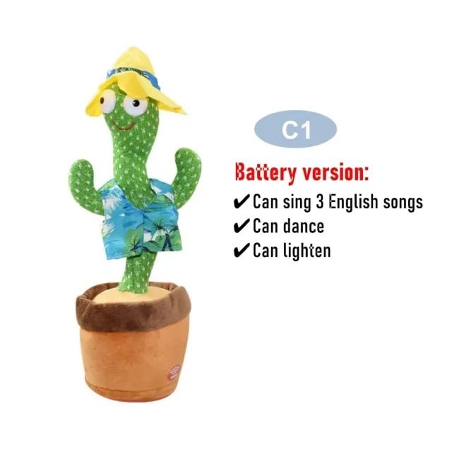 Dancing Cactus Electronic Plush Toys - Lusy Store LLC