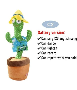 Dancing Cactus Electronic Plush Toys - Lusy Store LLC