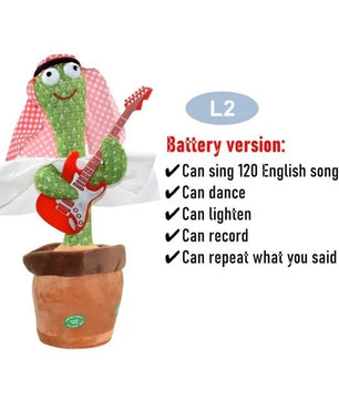 Dancing Cactus Electronic Plush Toys - Lusy Store LLC