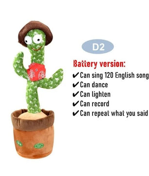 Dancing Cactus Electronic Plush Toys - Lusy Store LLC