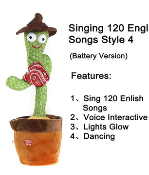 Dancing Cactus Plush Toy - Lusy Store LLC