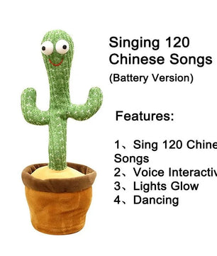 Dancing Cactus Plush Toy - Lusy Store LLC