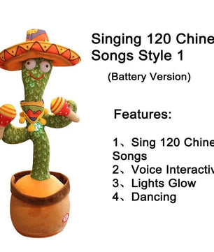 Dancing Cactus Plush Toy - Lusy Store LLC