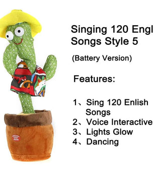 Dancing Cactus Plush Toy - Lusy Store LLC