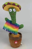 Dancing Cactus Plush Toy New English Songs Style 6 12.59 x 4.72 x 4.72 Inch
