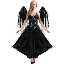 Dark Angel Vampire Costume for Women - Perfect for Halloween 9038 Black