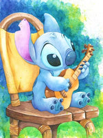 Diamond Painting Kits - Lilo & Stitch DIY Mosaic Wall Decor Full Round Embroidery Cross Stitch 13 Full Round 30x40cm
