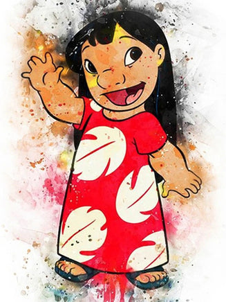 Diamond Painting Kits - Lilo & Stitch DIY Mosaic Wall Decor Full Round Embroidery Cross Stitch 6 Full Round 30x40cm