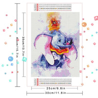 Diamond Painting Kits - Lilo & Stitch DIY Mosaic Wall Decor Full Round Embroidery Cross Stitch