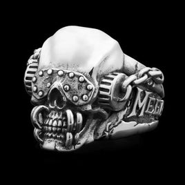 Distinctive Halloween Devil Skull Punk Ring for Men and Women 1 Skull Ring