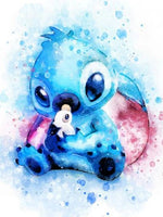 DIY 5D Diamond Embroidery Kit - Lilo And Stitch Cartoon PaintingFull Drill Round Mosaic 4 Full Round 30x40cm