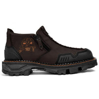 Dr. Martens Halloween Skull Print Men's Boots Dark Brown