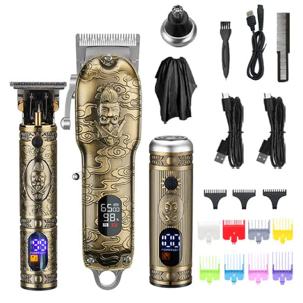 Men's Grooming Kit Gold