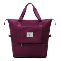 Dry And Wet Separation Sports Portable Shoulder Bag Red