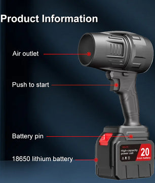 Handheld Turbo Car Dryer & Air Blower - Lusy Store LLC 
