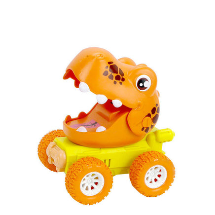 Lusy Store Dinosaur Push Car Sliding Animal Toy for Kids Push &amp; Pull Toys