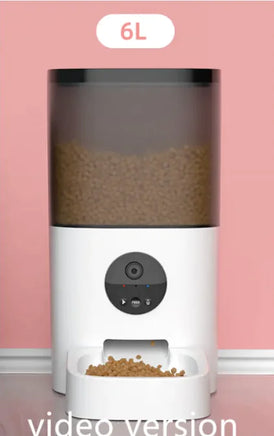 SmartFeast Pro – Intelligent Automatic Feeder White 6L video version