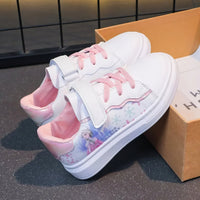 Elsa shoes - Sneakers girls - Elsa Frozen princess casual sport shoes - Lusy Store LLC