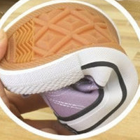 Elsa shoes - Summer children's shoes canvas Elsa Princess shoes - Low-top purple sneakers