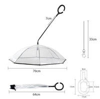 Lusy Store LLC Transparent Pet Umbrella Pets