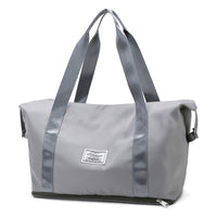 Dry And Wet Separation Sports Portable Shoulder Bag Light Grey