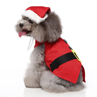 Festive Pet Dog Dress-up Outfit for Halloween and Christmas SDZ130 Red Christmas Dress