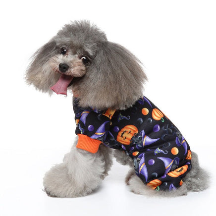 Festive Pet Dog Dress-up Outfit for Halloween and Christmas SDZ143 Black Elf Pumpkin